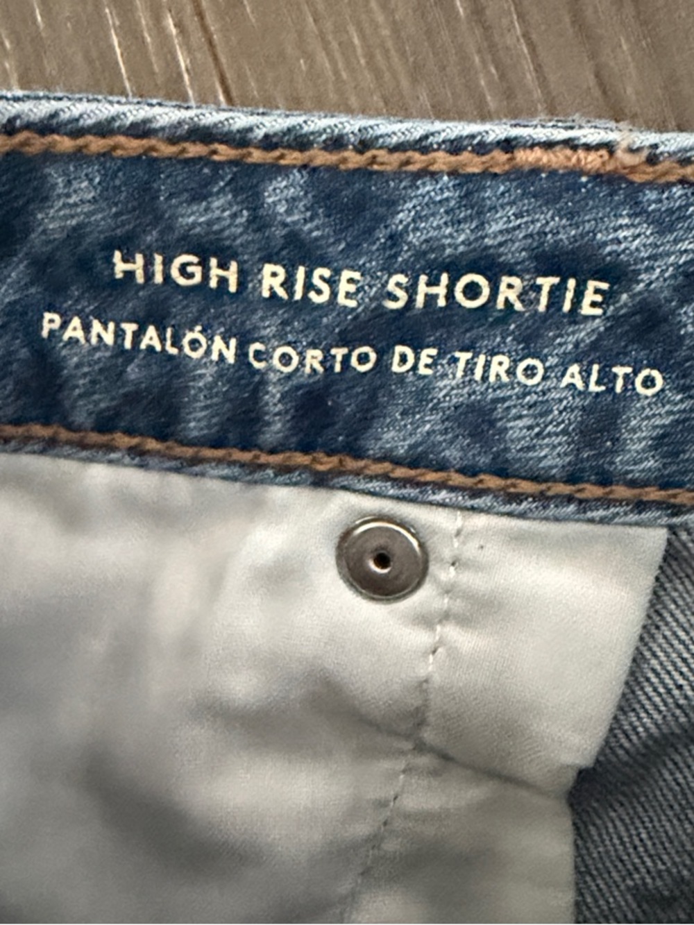 Universal Thread Blue Denim High-Rise Jean Shortie Shorts Women’s Size 4/27R - Picture 6 of 6